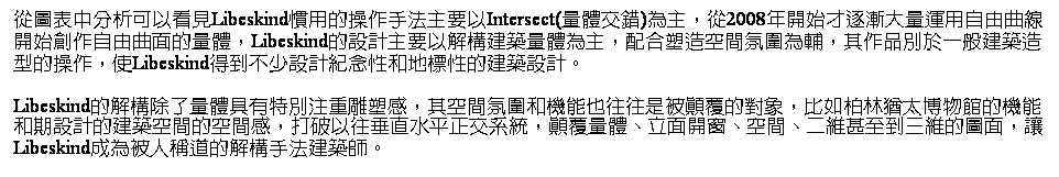 r: qϪRiHݨLibeskindDΪާ@kDnHIntersect(q)DAq2008~}l~vjqBΦۥѦu}lЧ@ۥѦqALibeskind]pDnHѺcؿvq鬰DAtXyŶ^򬰻A@~O@ؿvyާ@ALibeskindo줣ֳ]pʩMaЩʪؿv]pC
LibeskindѺcFq㦳SO`JPAŶ^M]OQAЪHApfLSӳժ]M]pؿvŶŶPA}HtΡAAжqB߭}BŶBGƦܨTϭALibeskindQHٹDѺckؿvvC
